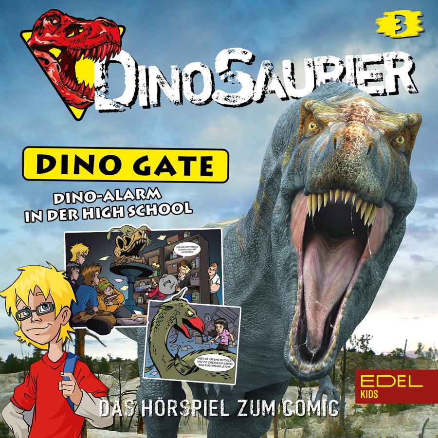 Cover Folge 3: Dino-Alarm in der High School (Das Hörspiel zum Comic)