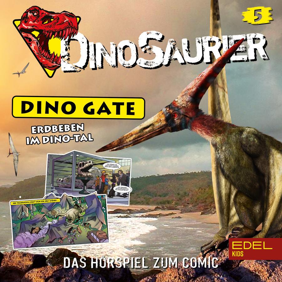 Cover Folge 5: Erdbeben im Dinotal (Das Hörspiel zum Comic)