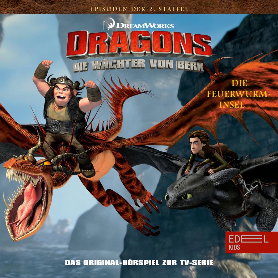 Cover Folge 13: Die Feuerwurm Insel / Orendels Feuer (Das Original-Hörspiel zur TV-Serie)