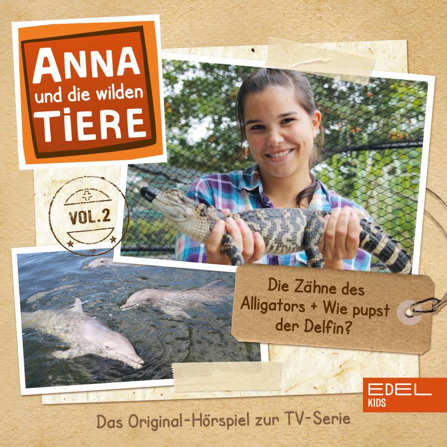 Cover Folge 2: Die Zähne des Alligators + Wie pupst der Delfin? (Das Original-Hörspiel zur TV-Serie)