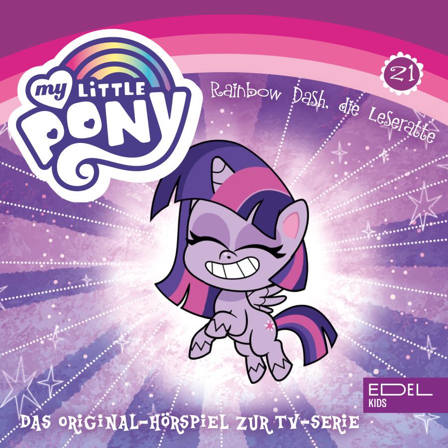 Cover Folge 21: Rainbow Dash, die Leseratte / Herz- Und Huftag (Das Original-Hörspiel zur TV-Serie)