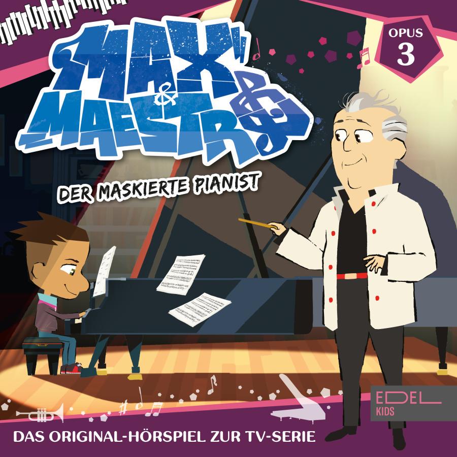 Cover Folge 3: Der maskierte Pianist (Das Original-Hörspiel zur TV-Serie)
