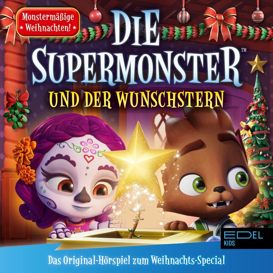 Cover Die Supermonster und der Wunschstern (Das Original-Hörspiel zum Weihnachts-Special)