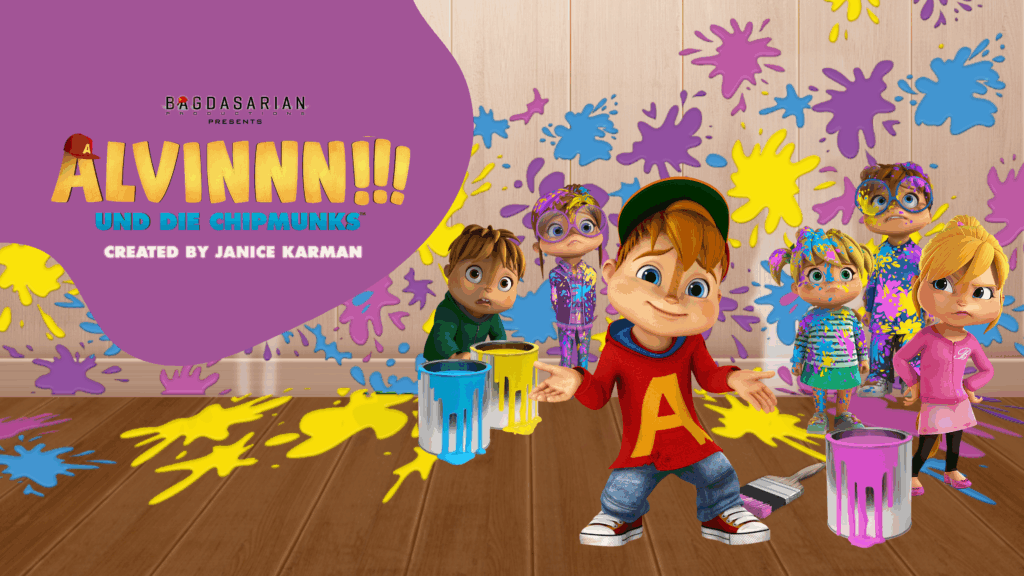 Banner zur Kreativwelt von Alvin und die Chipmunks