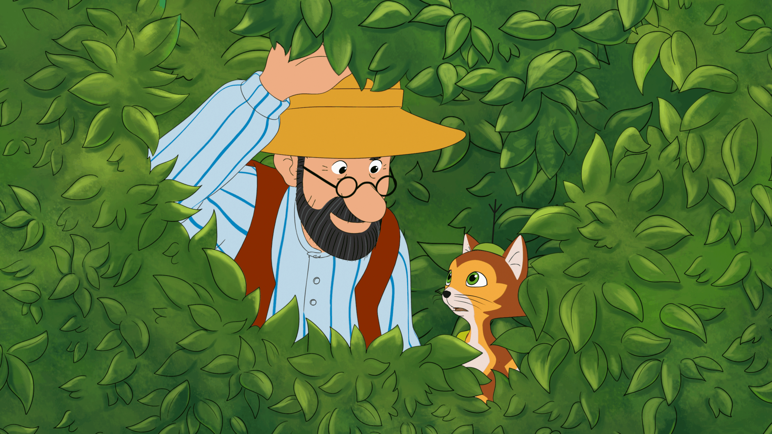 Szenenbild_Pettersson und Findus-in-Im-Kürbis-König-Fieber_Das-lustige-Mitmachkino-2