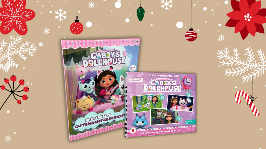Gabbys Dollhouse- Buch mit zauberhaften Gutenachtgeschichten und der Hörspiel-Box (Folgen 10-12)