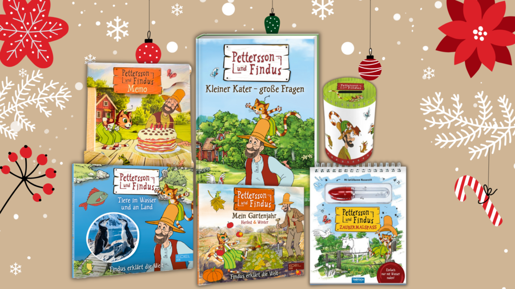 Pettersson und Findus Set (Memo, Zaubermalspaß, Spardose, Kleiner Kater - Große Fragen Buch, Findus erklärt die Welt Hörspiele)