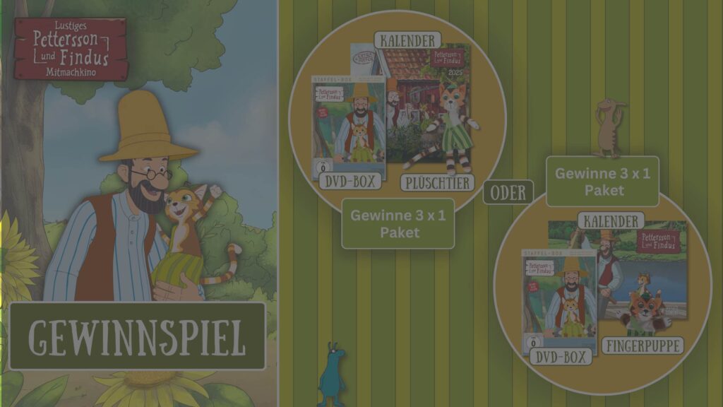 Pettersson und Findus Mitmachkino Gewinnspiel ist beendet