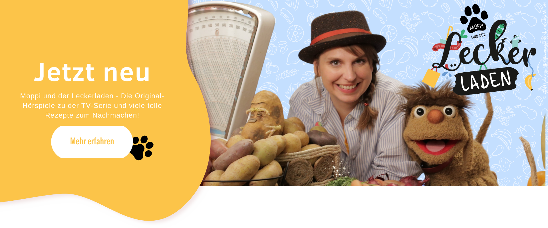 Moppi und der Leckerladen: Die Hörspiele zur TV-Serie und Rezepte zum Nachmachen