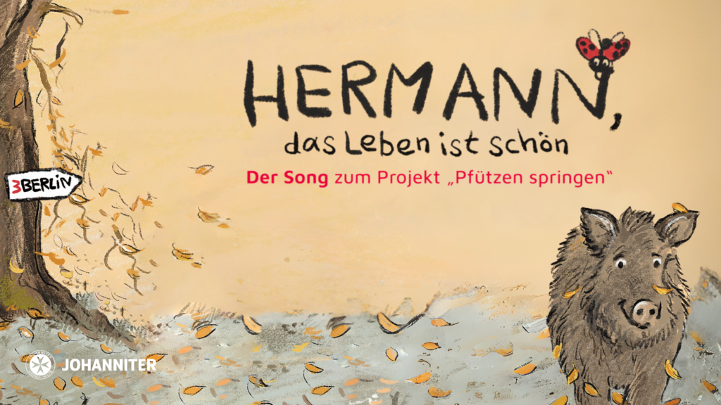 Beitragsbild zu: Hermann, das Leben ist schön - Der Song zum Projekt „Pfützen springen”