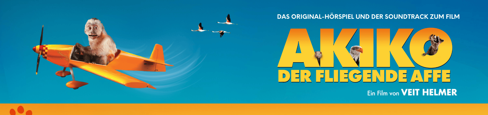 Akiko der fliegende Affe Banner - Das Original-Hörspiel und der Soundtrack zum Kinofilm