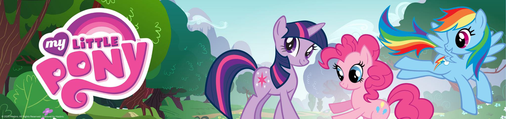 My little Pony_Landingpage_Banner My little Pony Banner zur Kreativwelt Landingpage