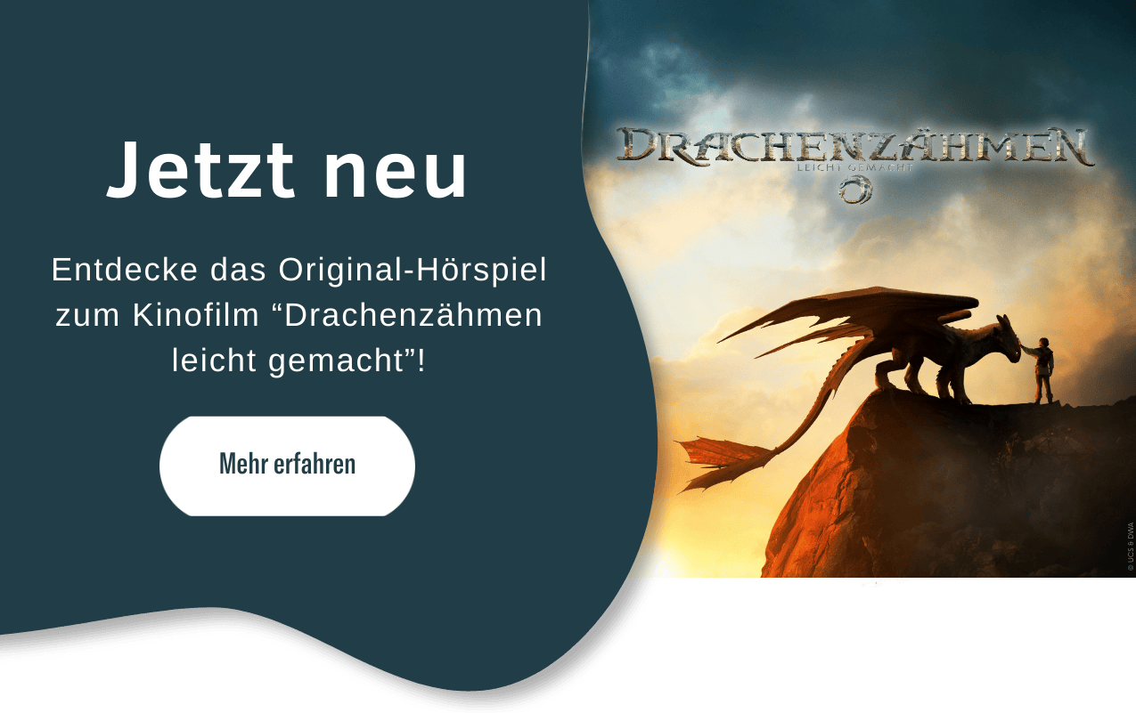 Banner zum Original-Hörspiel zum Kinofilm Drachenzähmen leicht gemacht