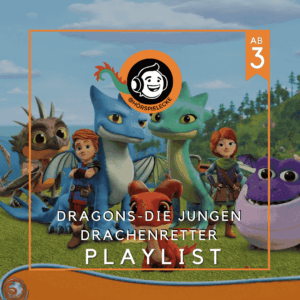 Playlist Cover zu allen Original-Hörspielen von Dragons - Die jungen Drachenretter