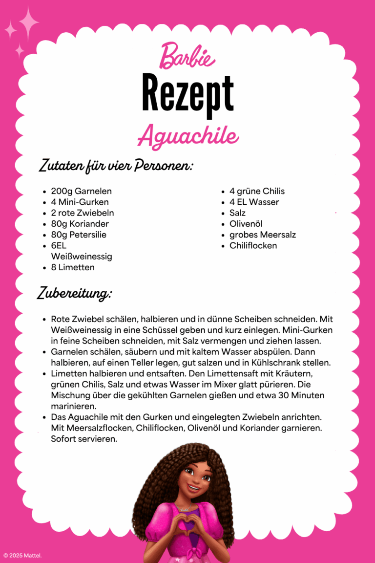 Aguachile Rezept zum Film "Barbie und Teresa - So schmeckt Freundschaft"