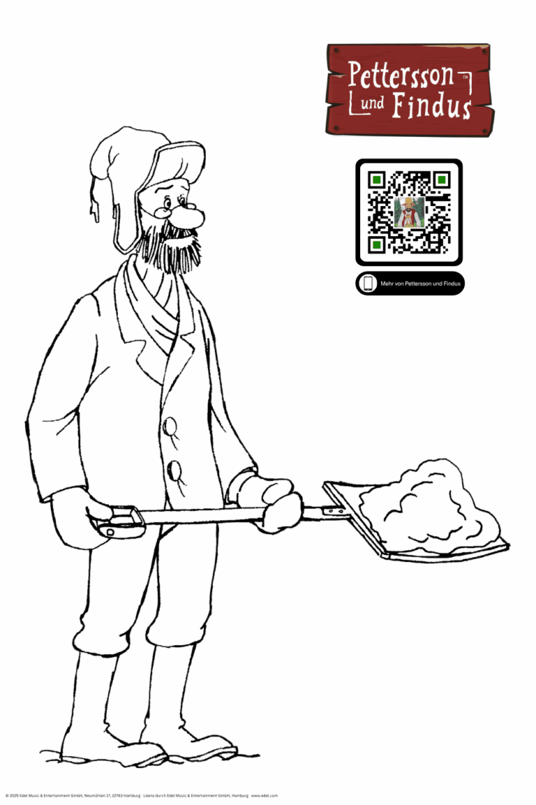 Pettersson Malvorlage Winter