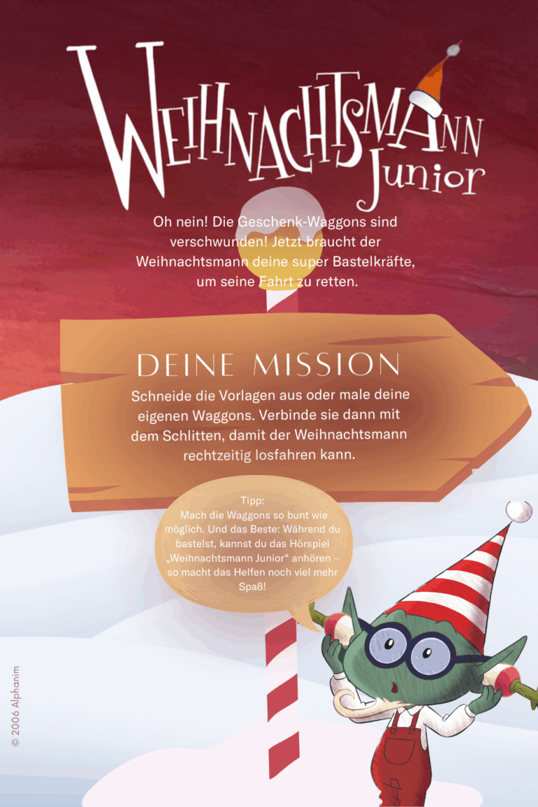 Anleitung Mission Weihnachtsschlitten