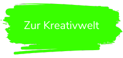 Neongrüner Klecks mit der Aufschrift "zur Kreativwelt". Der Klick auf diesen Klecks führt in die Kreativwelt zu Ghostforce.