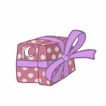 Geschenk in der rosa mit einer pinken Schleife zum Kalendertag 10. Das Geschenk führt zum Gewinnpaket von Ghostforce.