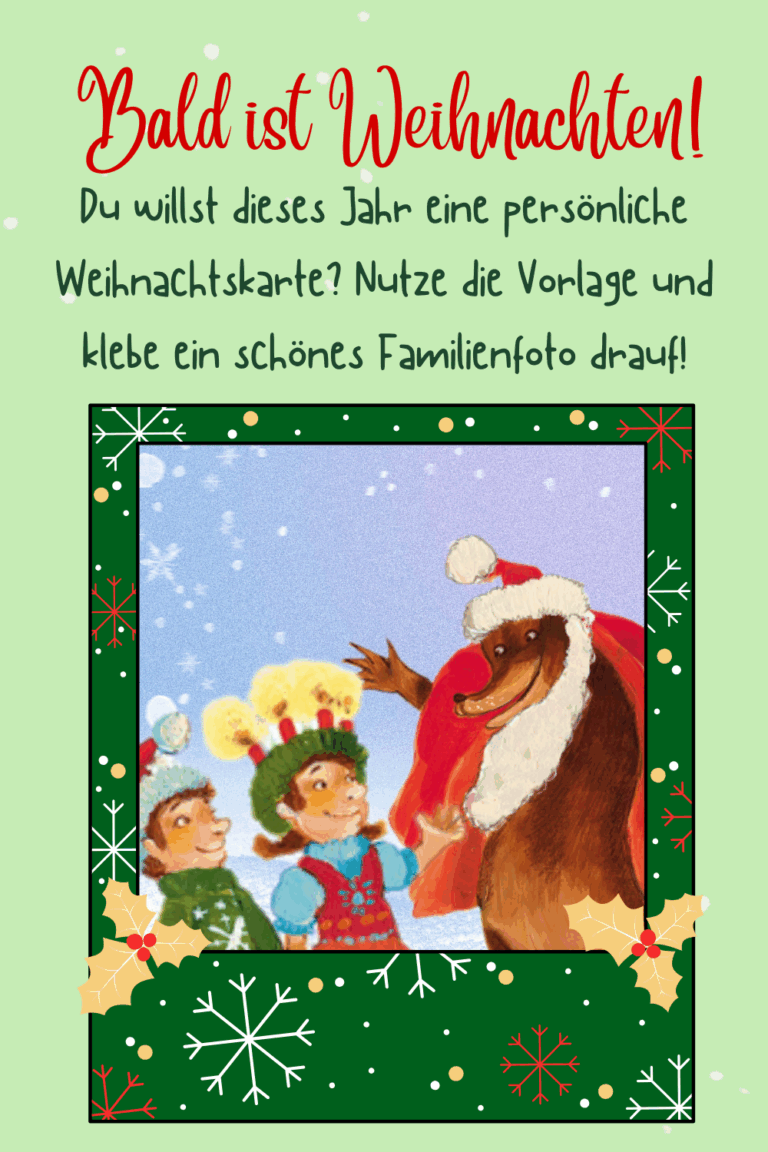 Vorlage Weihnachtskarte