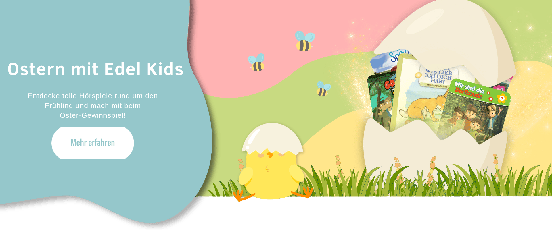 Banner Ostergewinnspiel Edel Kids