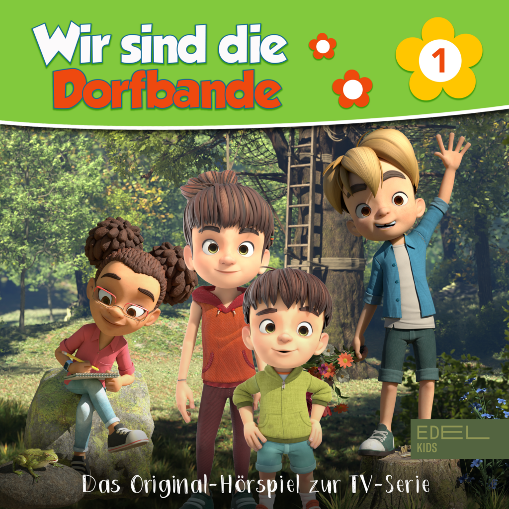 Hörspiel-Cover zum original-Hörspiel "Wir sind die Dorfbande".
